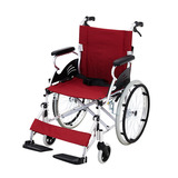 泰康轻便折叠航太铝合金轮椅车新4632中轮轮椅